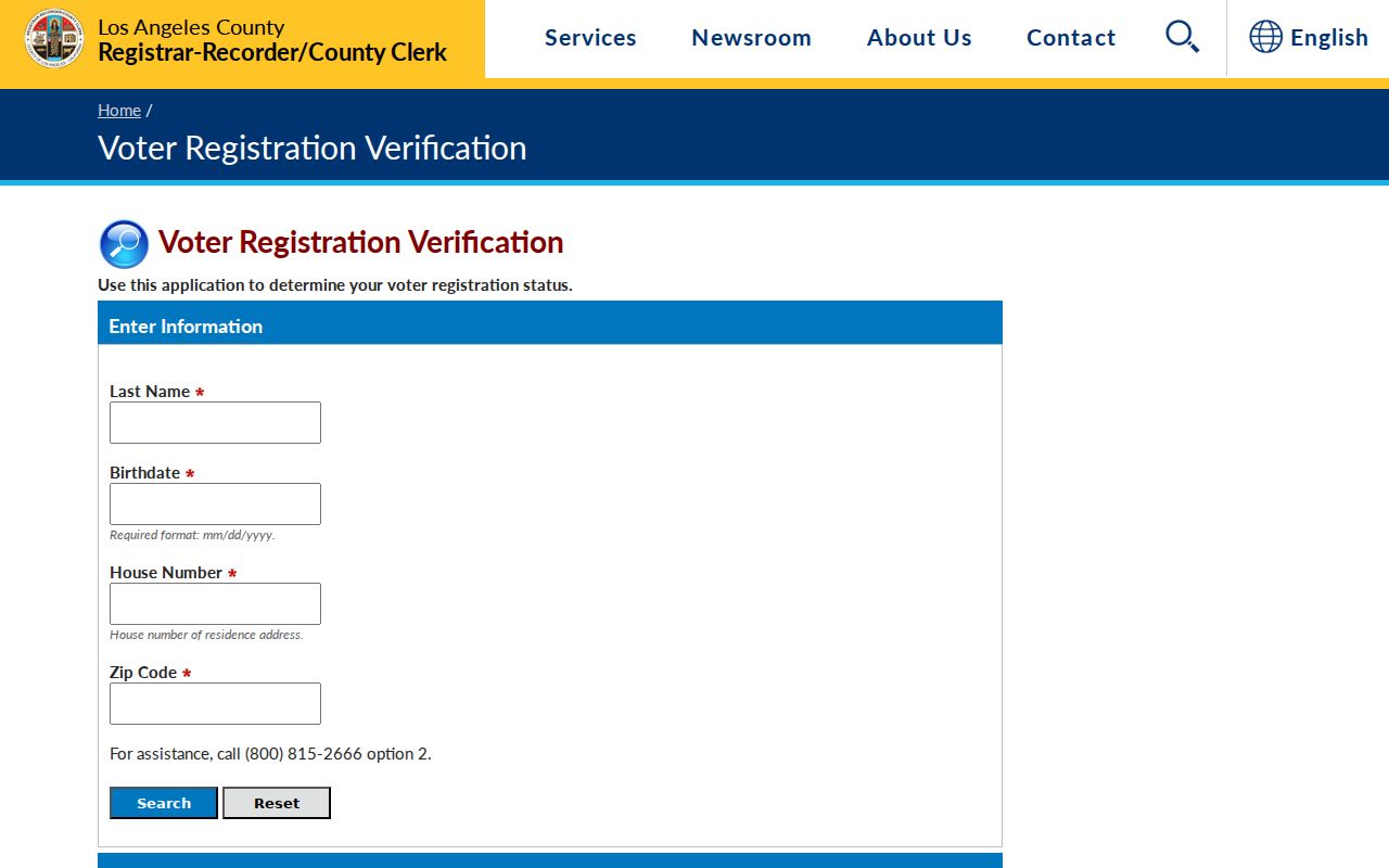 Maywood residents directory voter verification fields