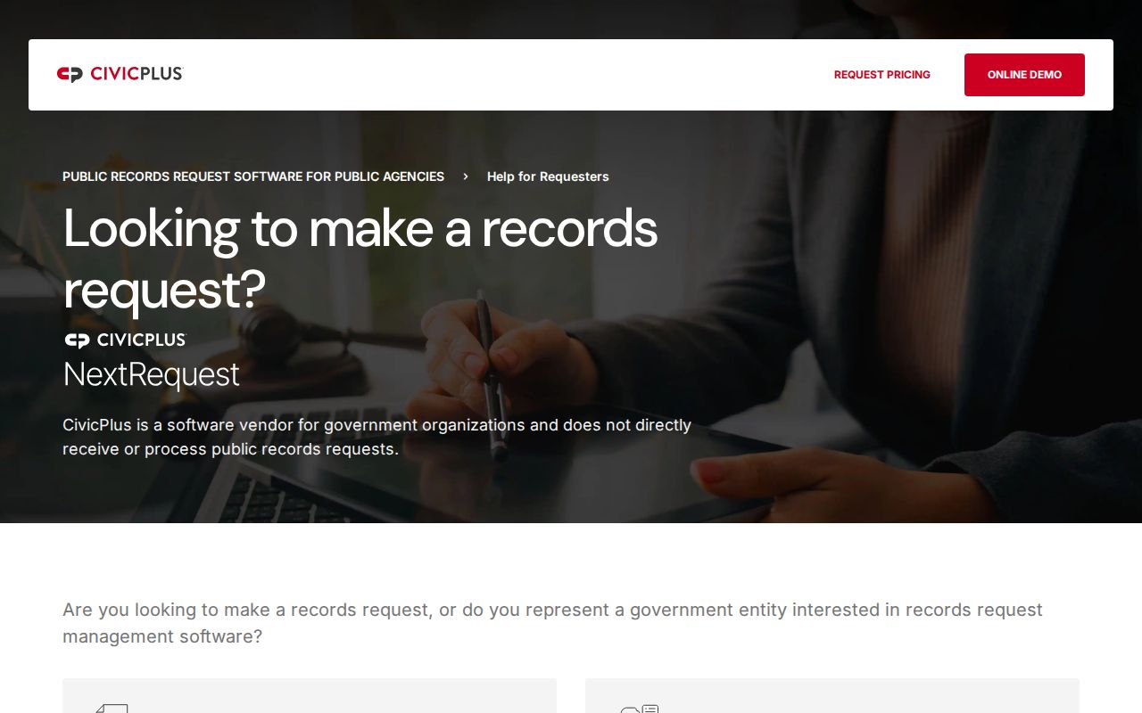 Maywood neighbors city NextRequest records portal