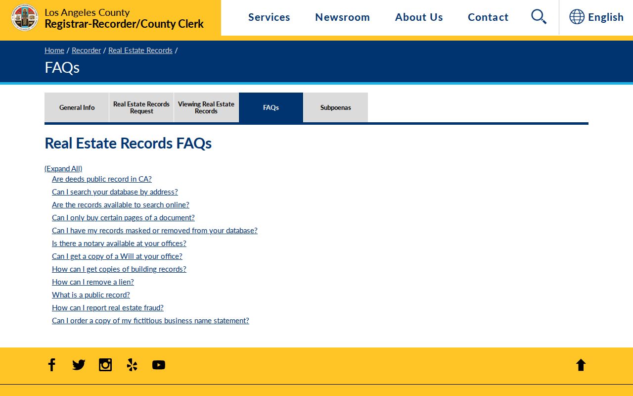 Maywood previous residents Recorder grantor grantee search